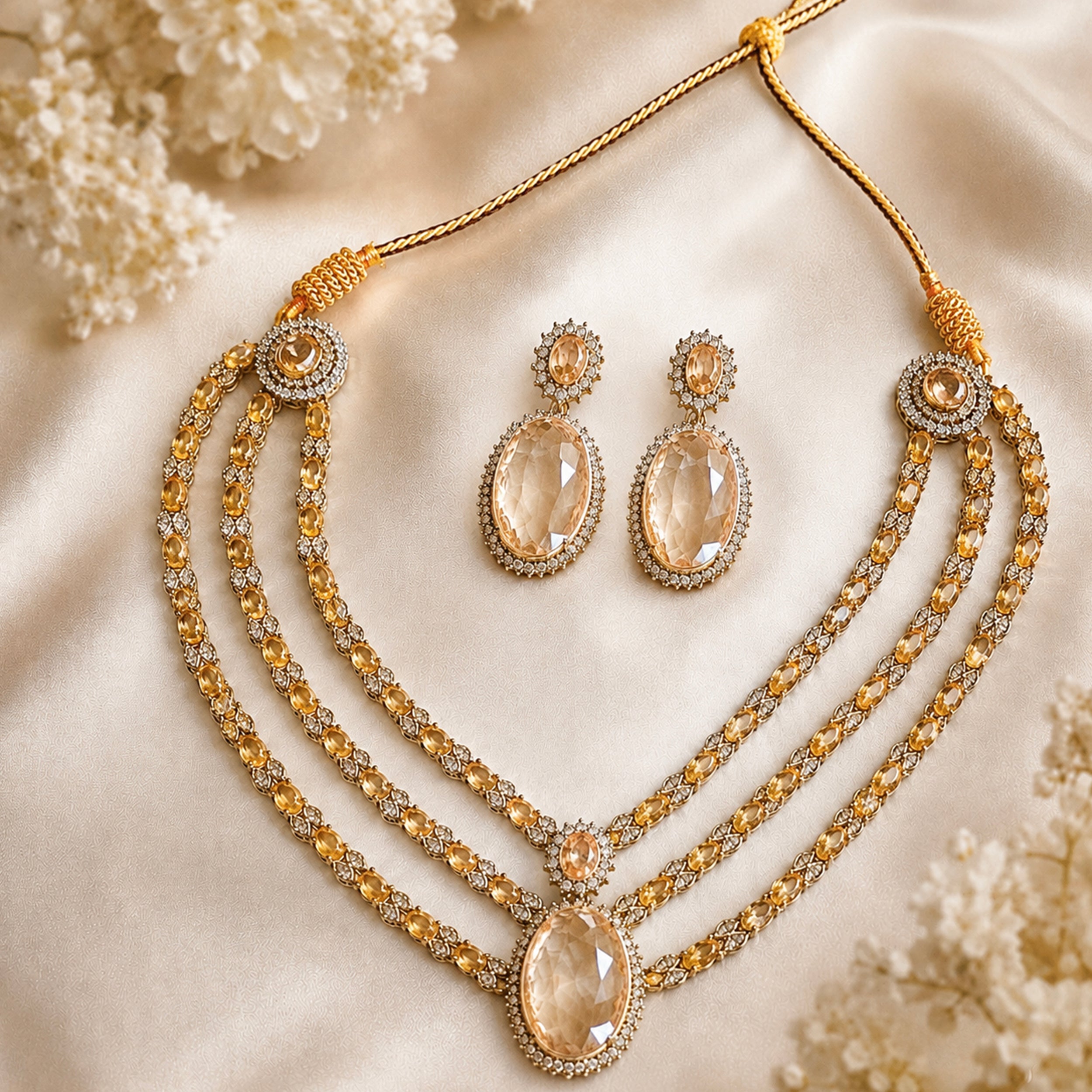 Aabgina Necklace Set -(S-80)