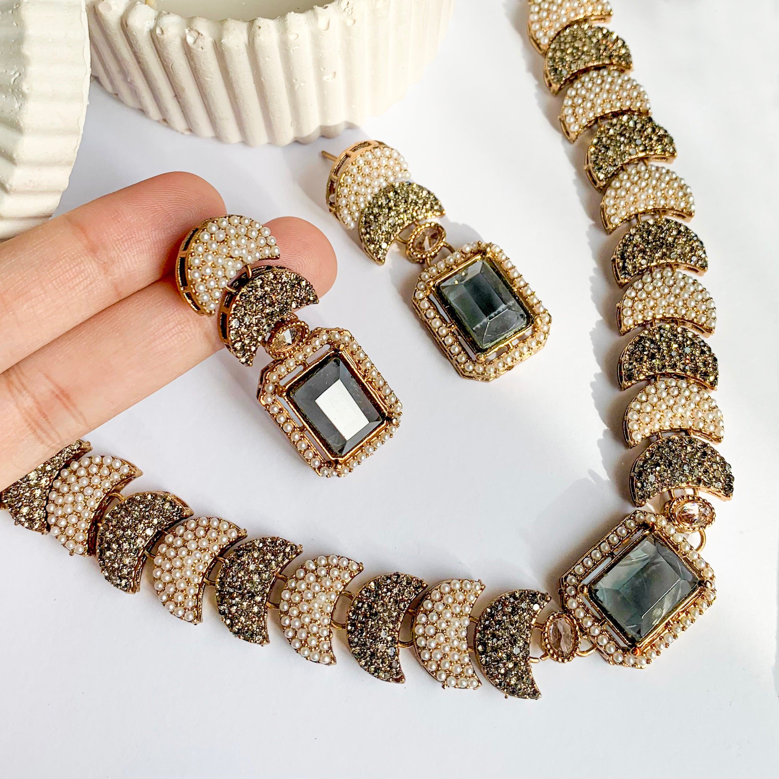 Dur-e-Fishan Necklace Set – S-63