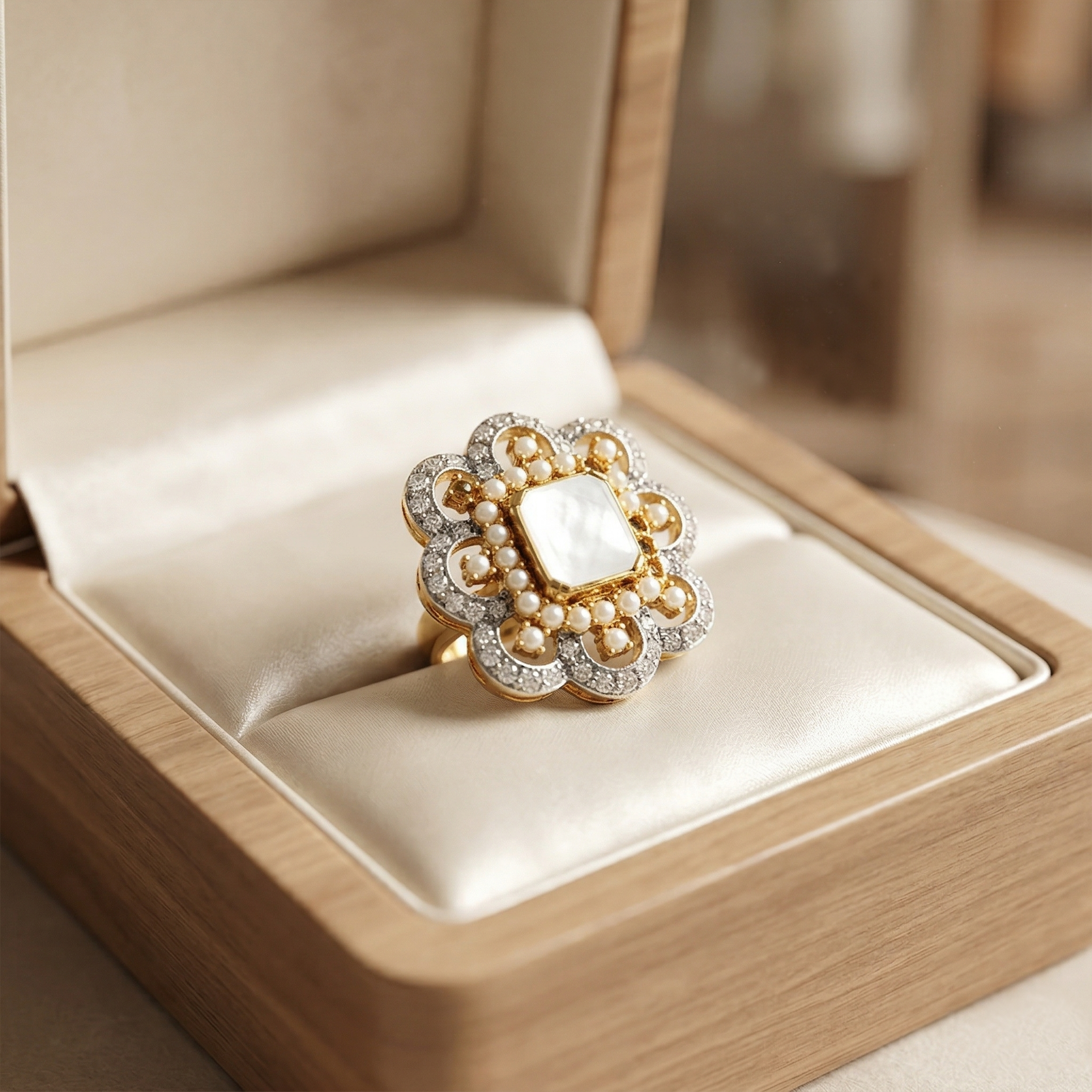 Zircon Royal Reflection Ring (R-19)