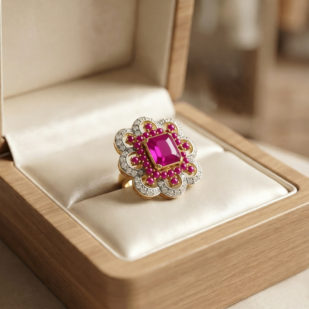 Zircon Royal Reflection Ring (R-19)