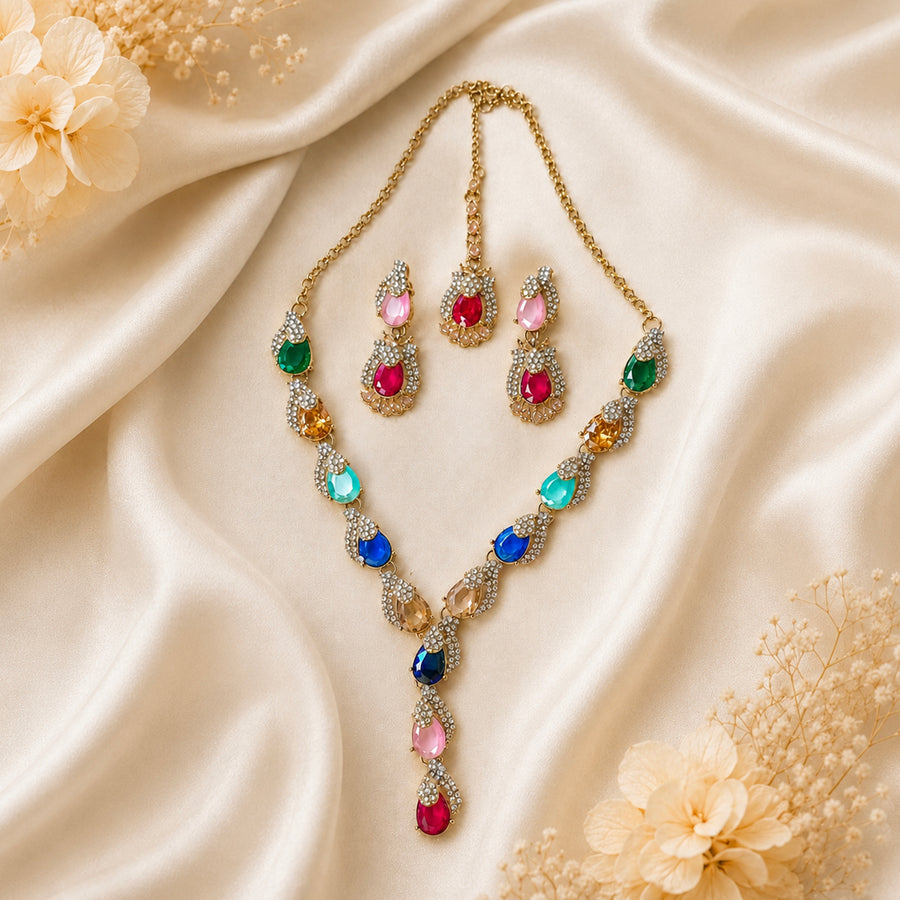 Aabshaar Necklace Set - (S-81)