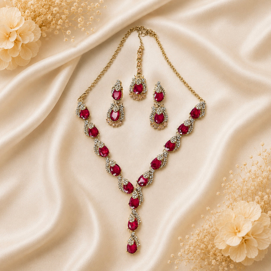 Aabshaar Necklace Set - (S-81)