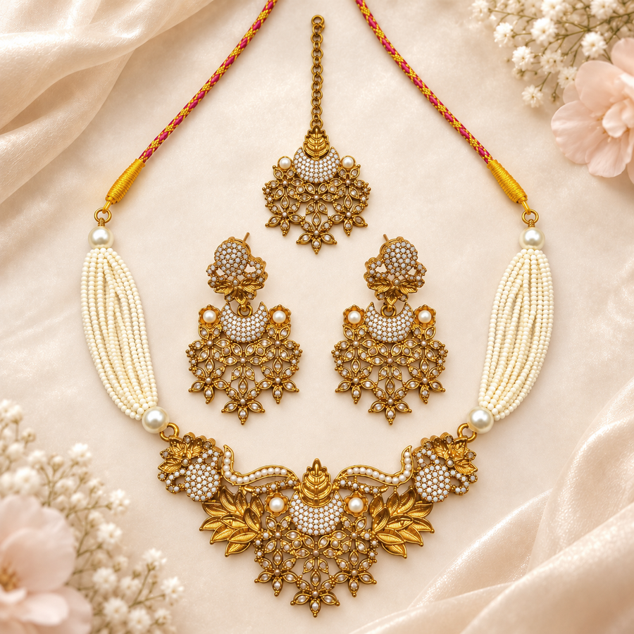 Aarasta Necklace Set - (S-84)
