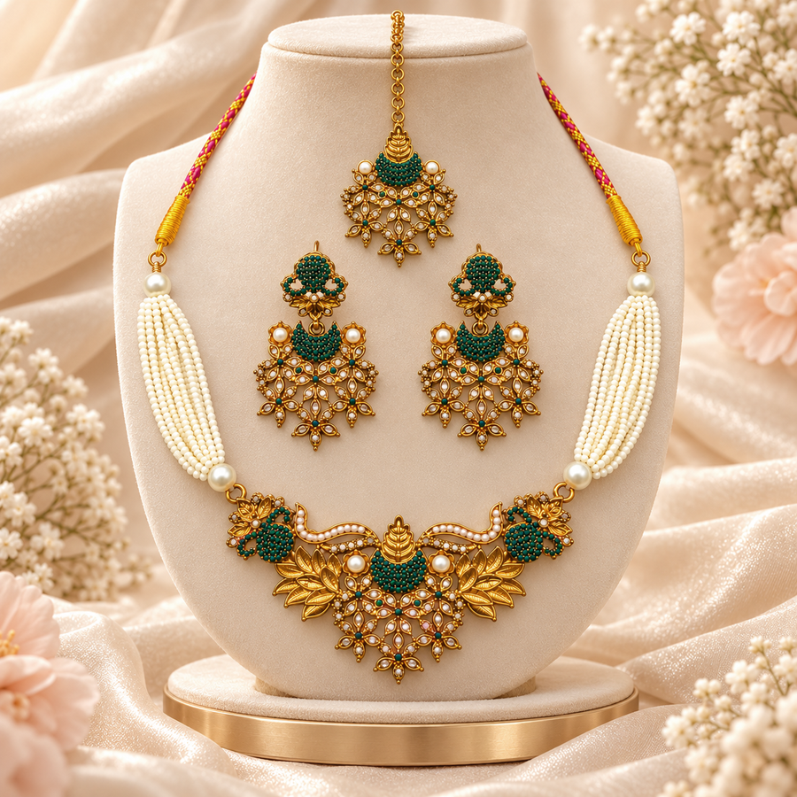 Aarasta Necklace Set - (S-84)