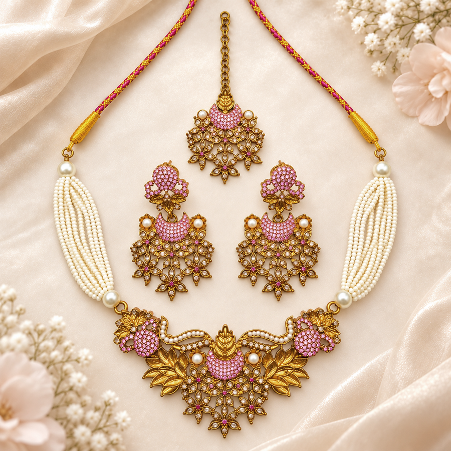 Aarasta Necklace Set - (S-84)