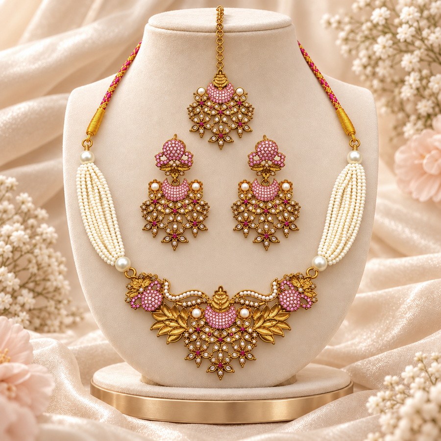 Aarasta Necklace Set - (S-84)