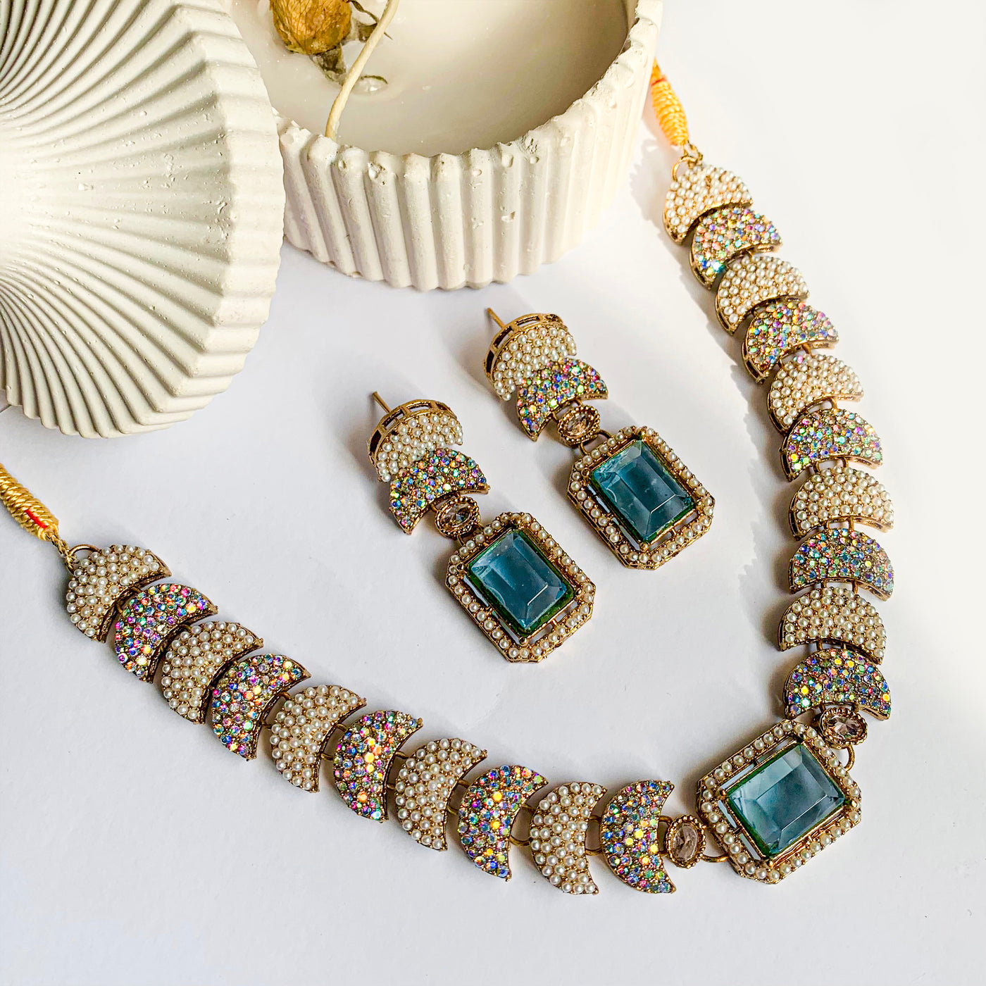 Dur-e-Fishan Necklace Set – S-63