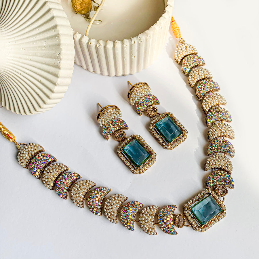 Dur-e-Fishan Necklace Set – S-63