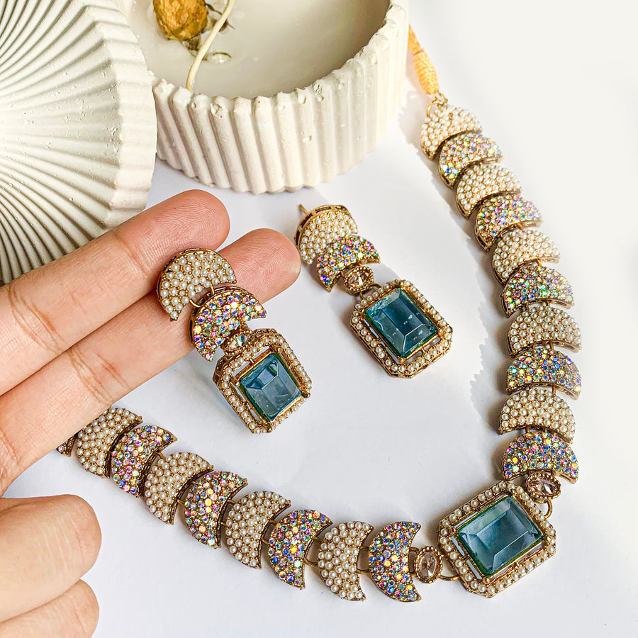 Dur-e-Fishan Necklace Set – S-63