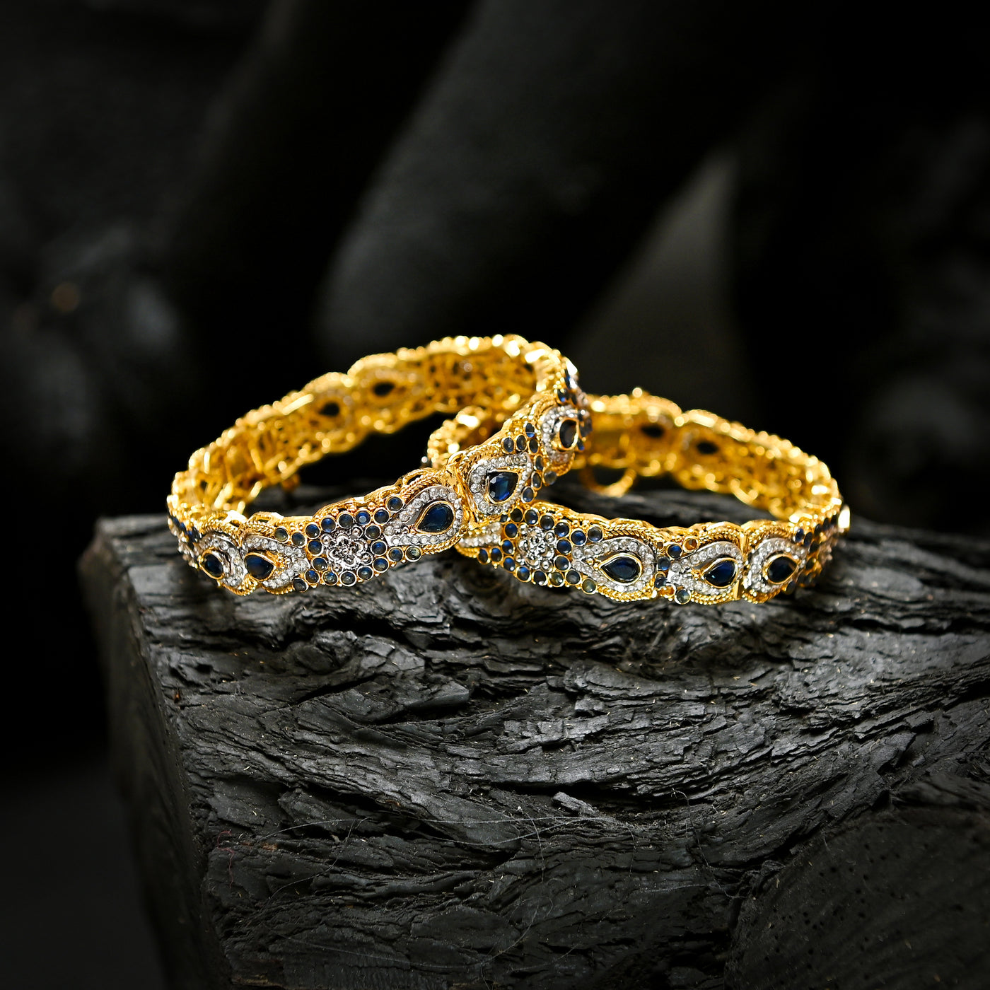 Crystal Craze Bangles - (BN-10)