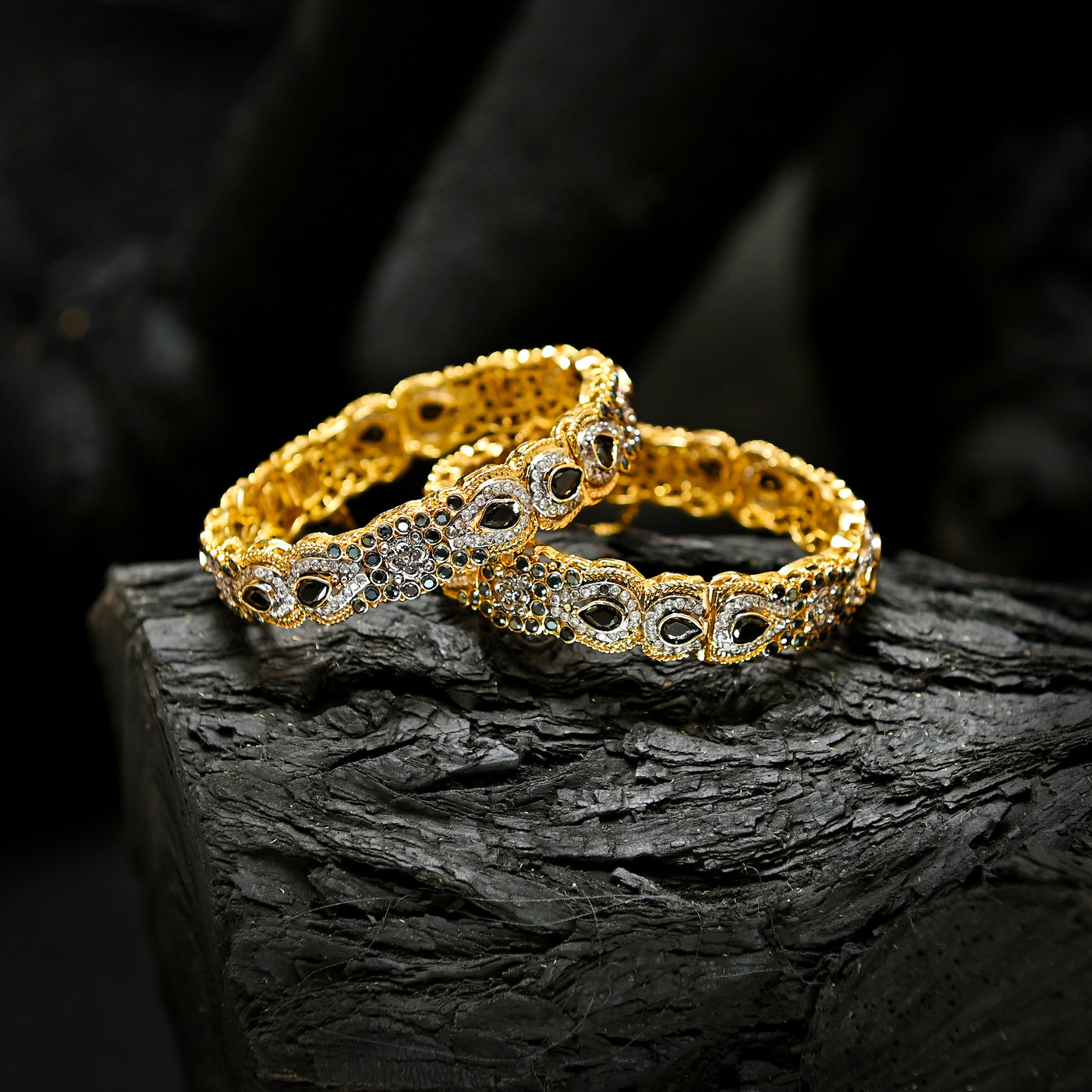 Crystal Craze Bangles - (BN-10)