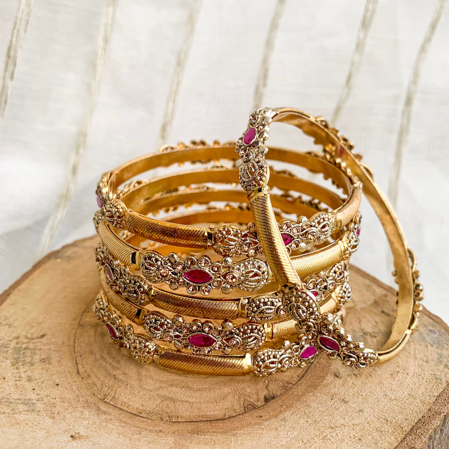 Shab-e-Muskan Bangles Pack of 6 | BN-50