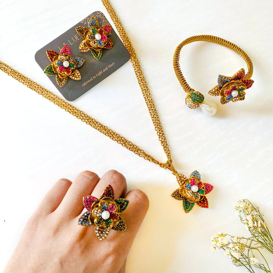 Bahaar Necklace Set - (S-69)