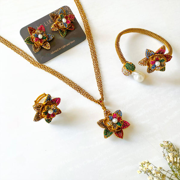 Bahaar  Necklace Set - (S-69)