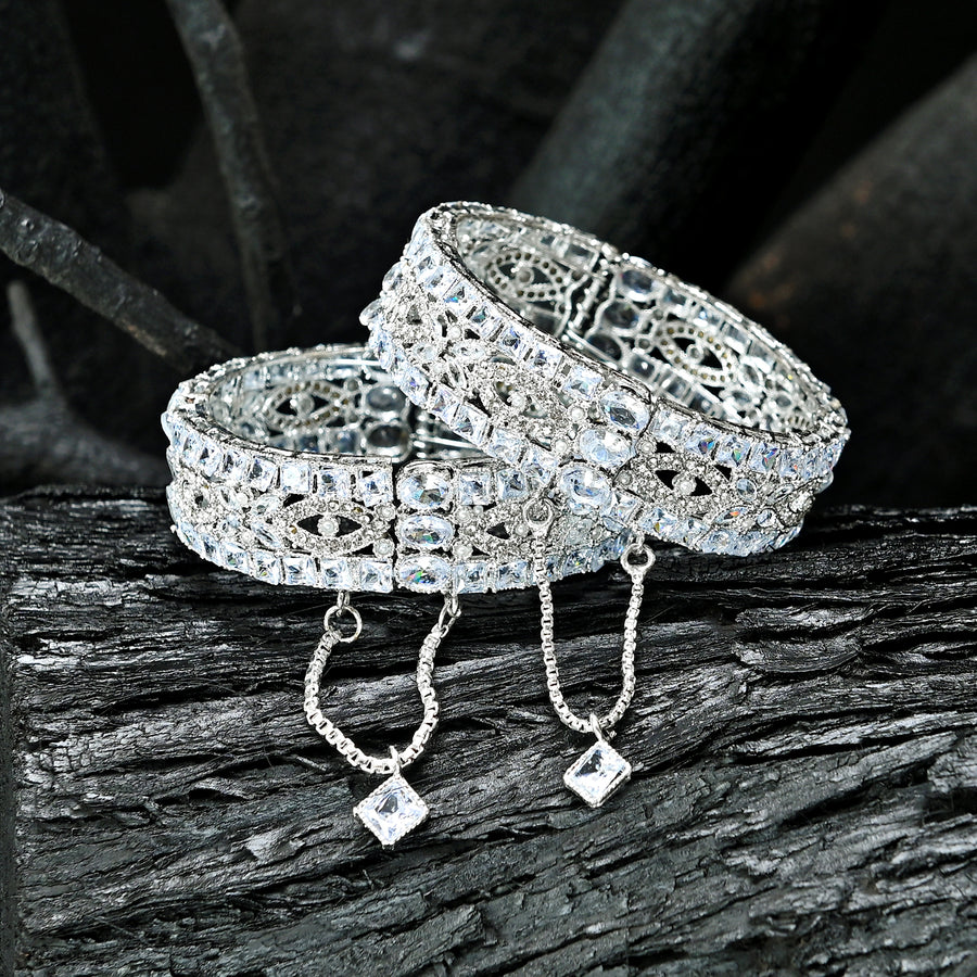 Crystal Cascade KB Bangles - BN-37