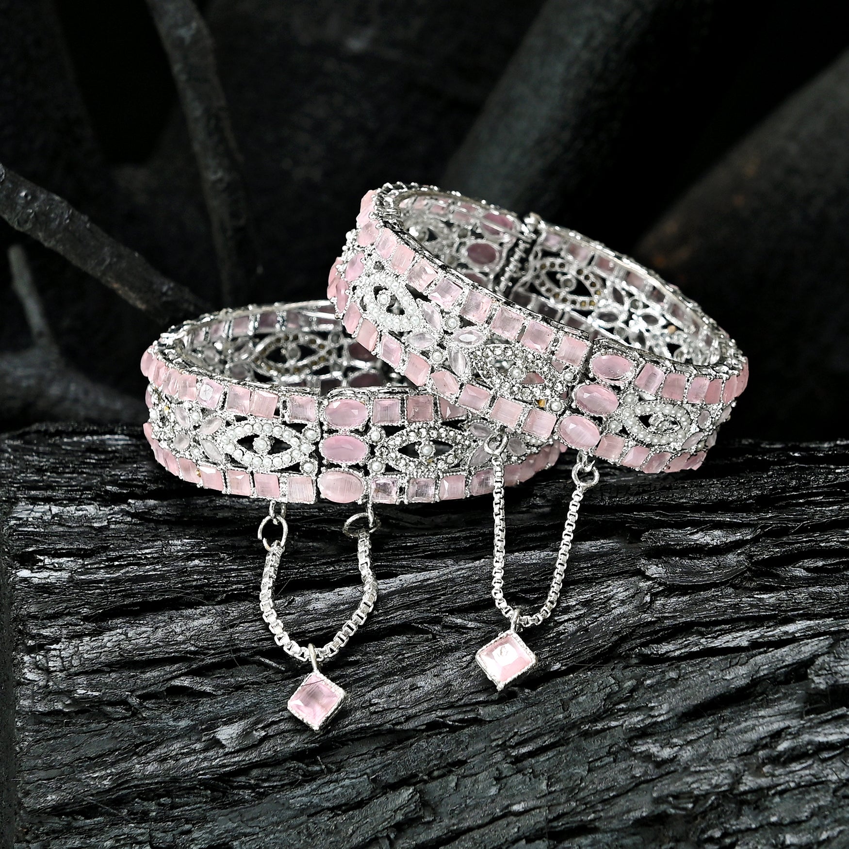 Crystal Cascade KB Bangles - BN-37