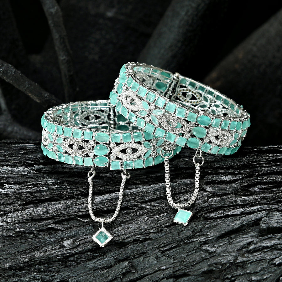 Crystal Cascade KB Bangles - BN-37