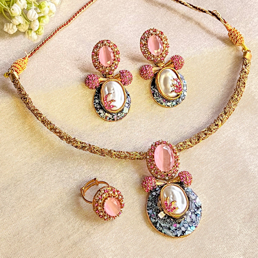 Gul-e-Aftab Choker Set – CS-60