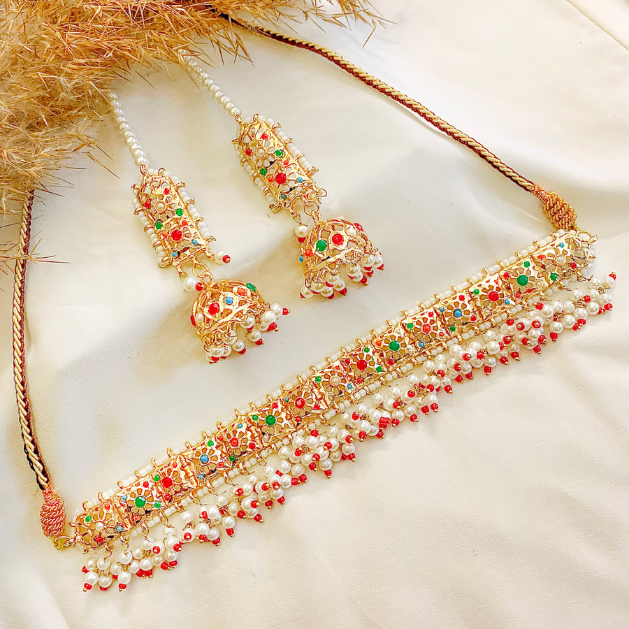 Gajra Choker Set | CS-65