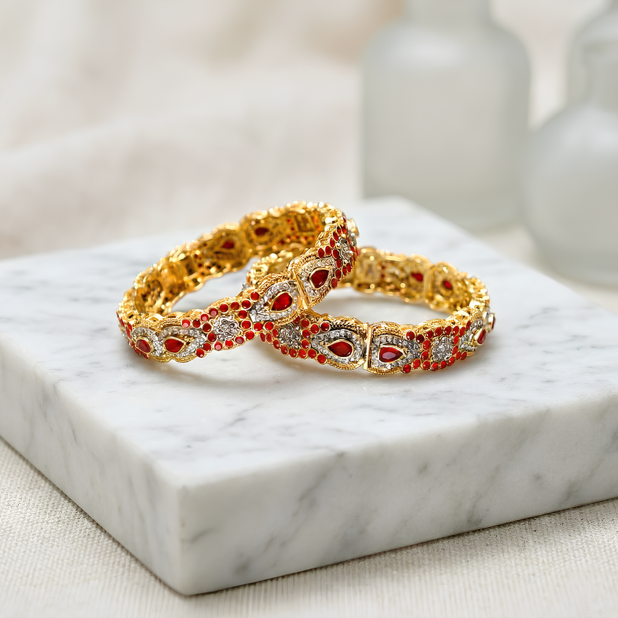 Crystal Craze Bangles - (BN-10)