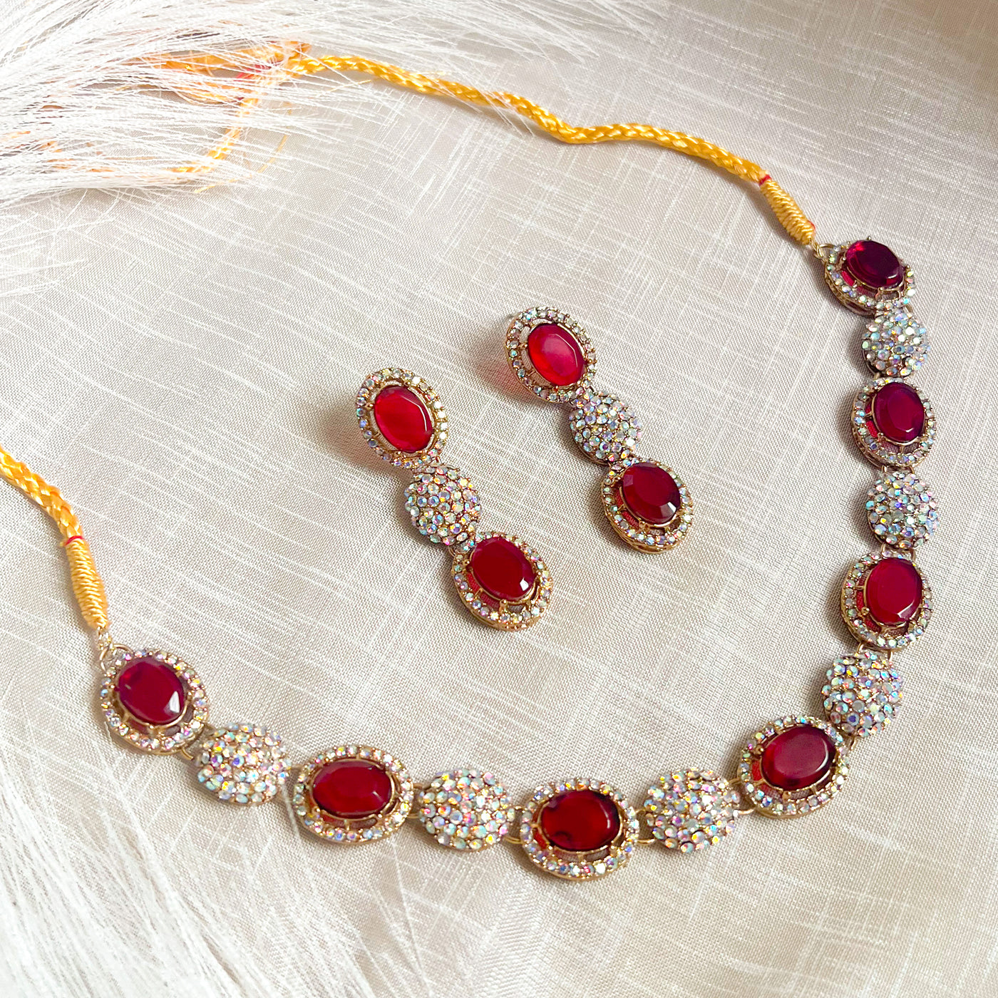 Gohar-e-Aab Necklace Set – (S-62)