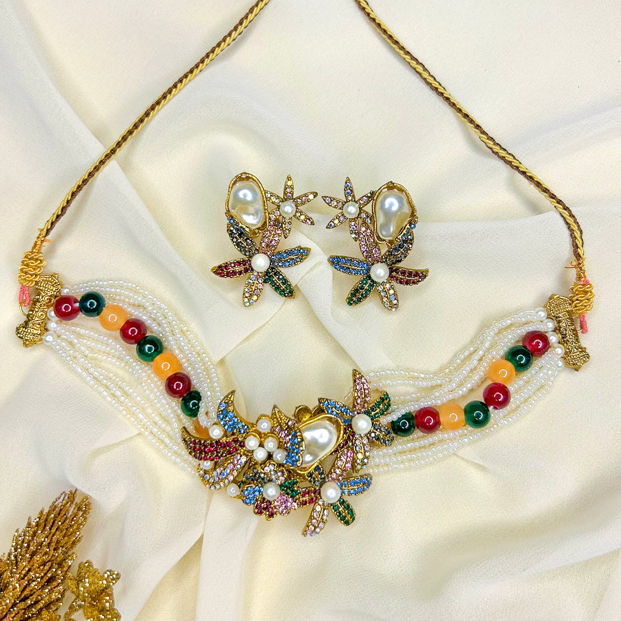 Gul-e-Raaz Chocker Set - (CS-69)