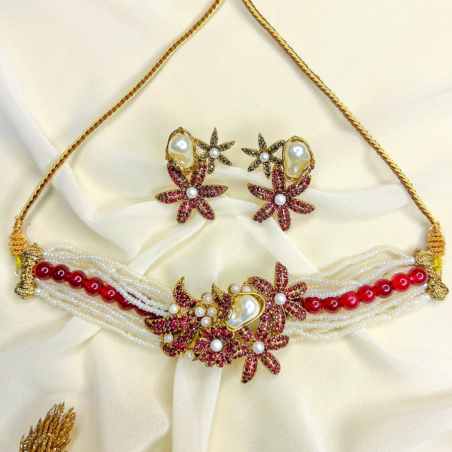 Gul-e-Raaz Chocker Set - (CS-69)