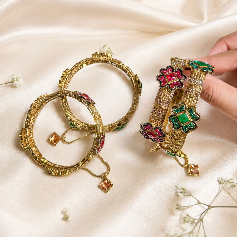Gulmina Bangles - (BN-62)