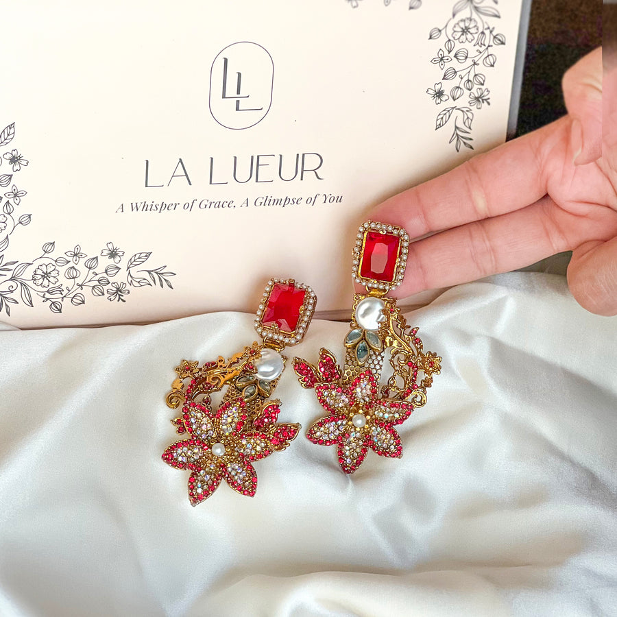 Gulnaar Earrings - (ER-140)