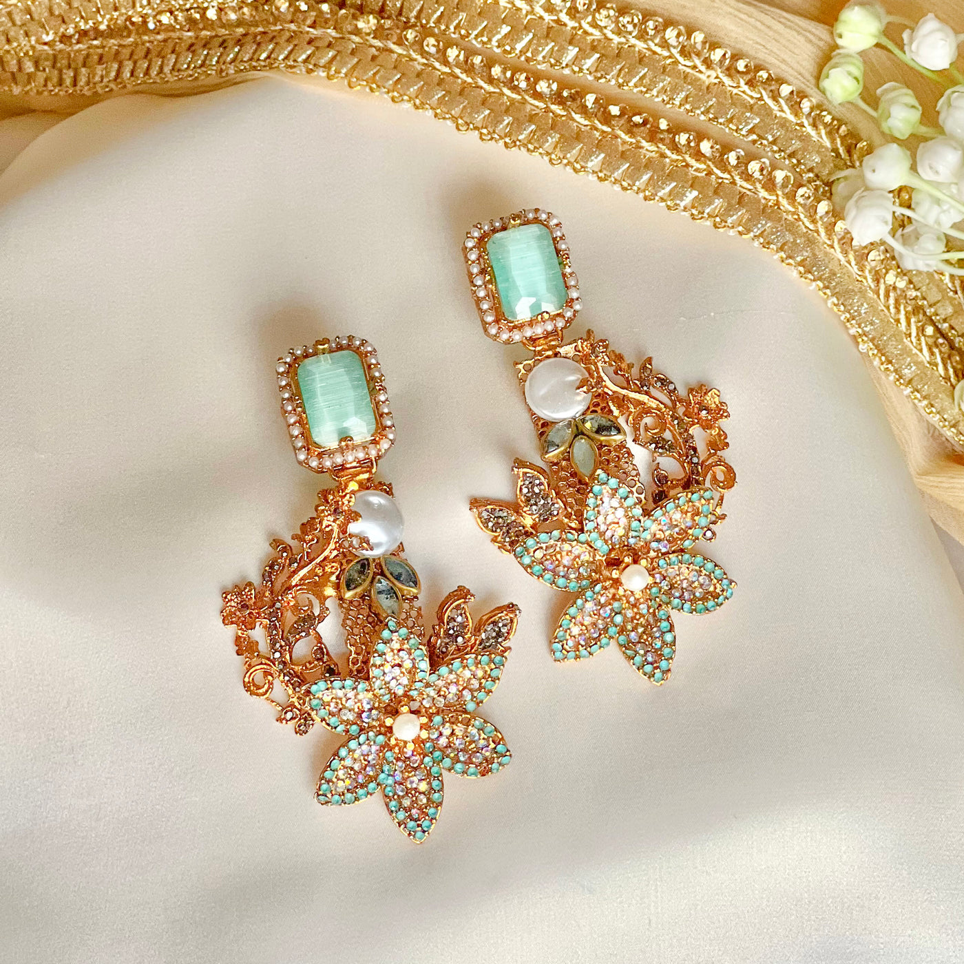 Gulnaar Earrings - (ER-140)