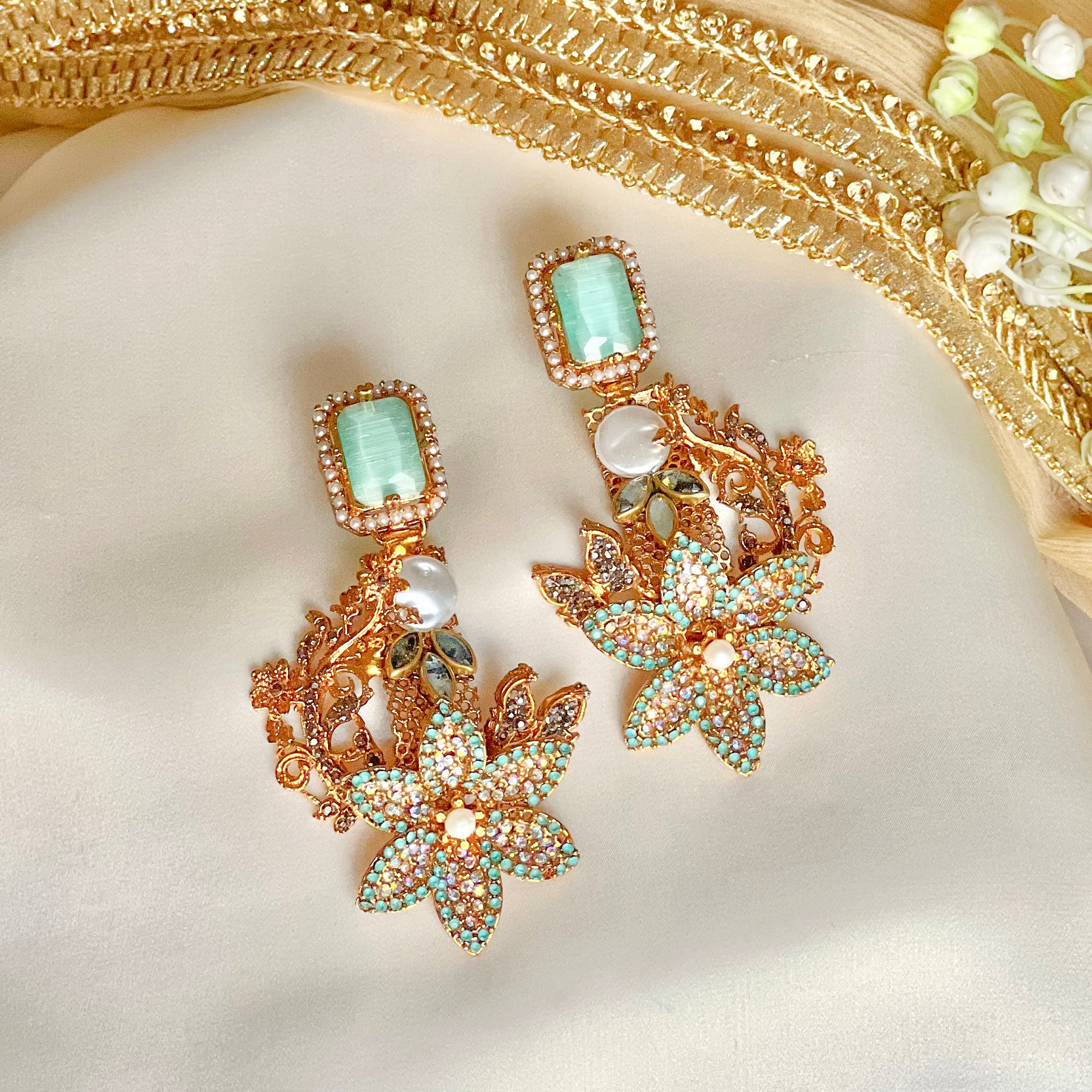 Gulnaar Earrings - (ER-140)