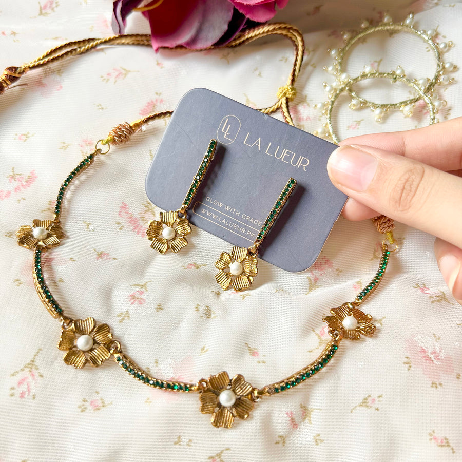 Gulraiz Necklace Set - (S-73)