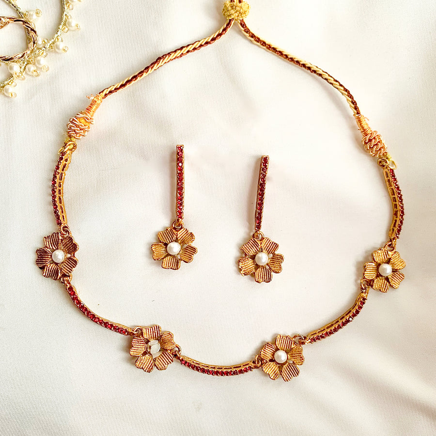 Gulraiz Necklace Set - (S-73)