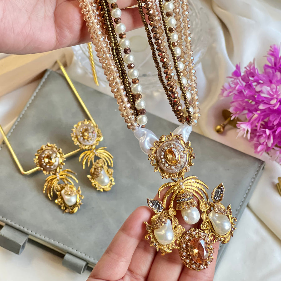 Nazneen Mala Set - (S-75)