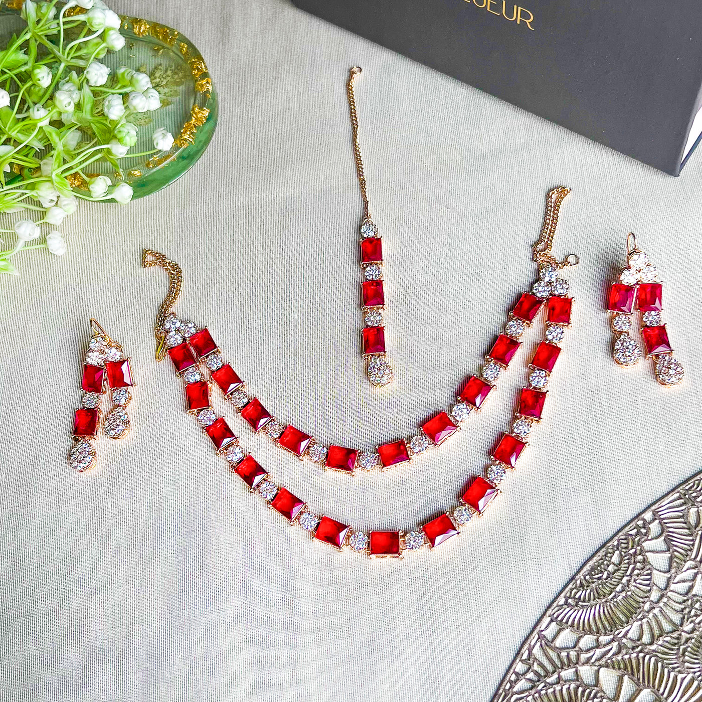 Nigah-e-Naaz Necklace Set – (S-60)