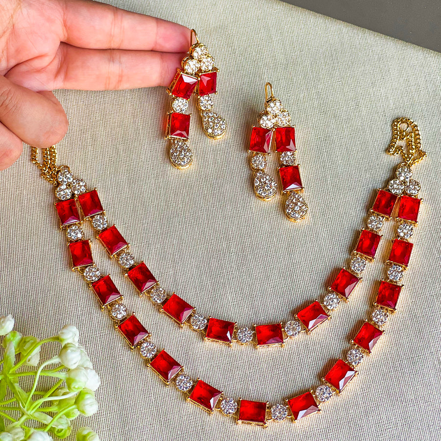 Nigah-e-Naaz Necklace Set – (S-60)