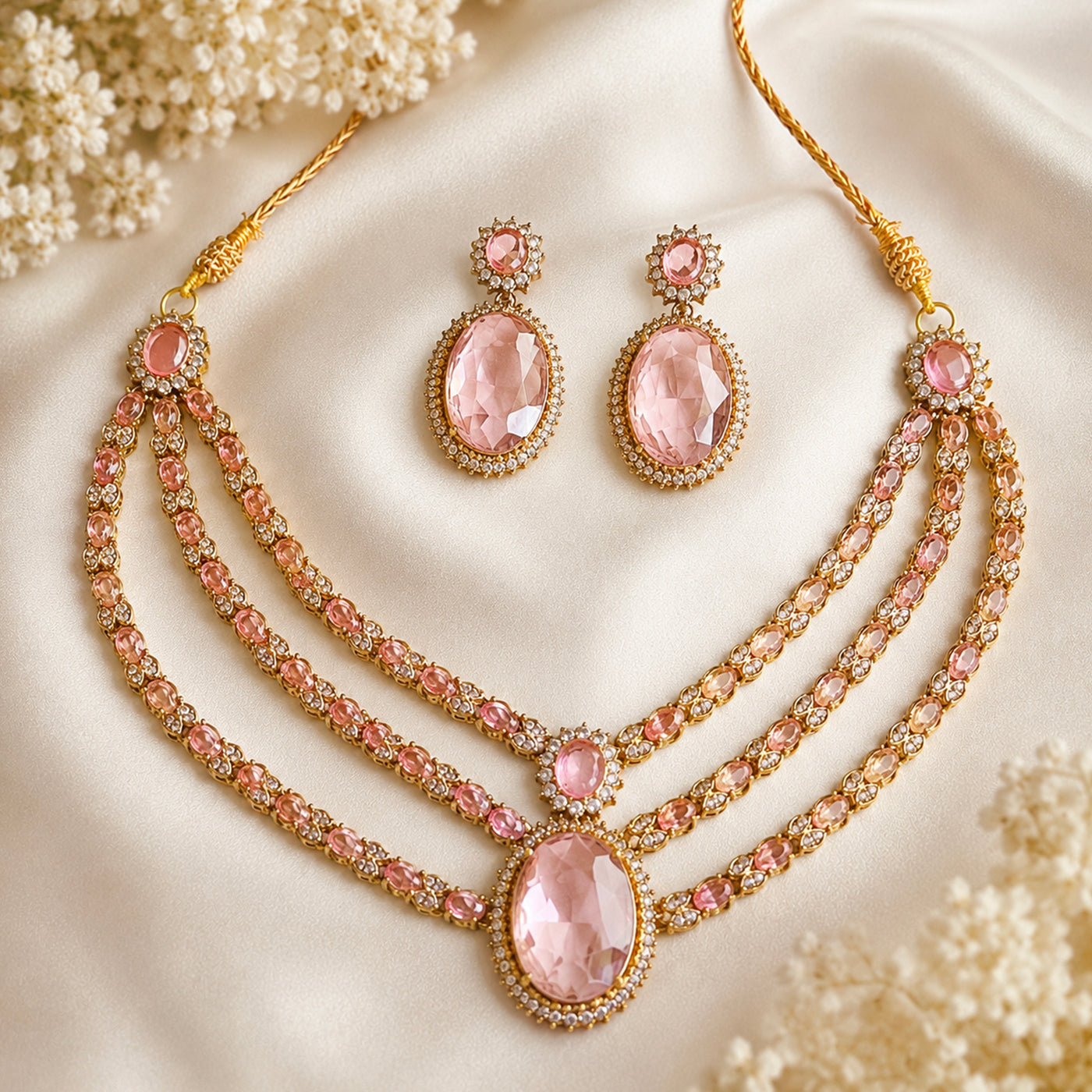 Aabgina Necklace Set -(S-80)