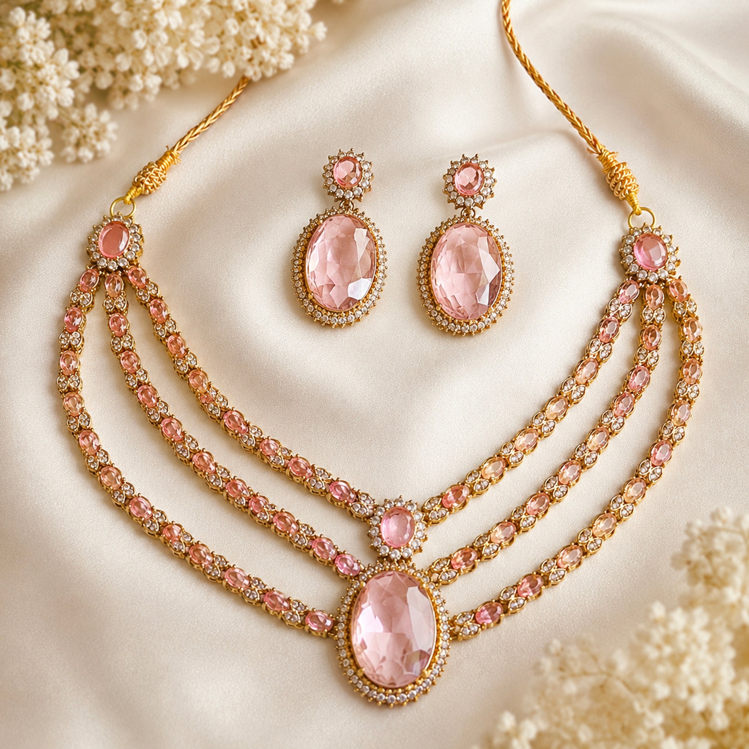 Aabgina Necklace Set -(S-80)