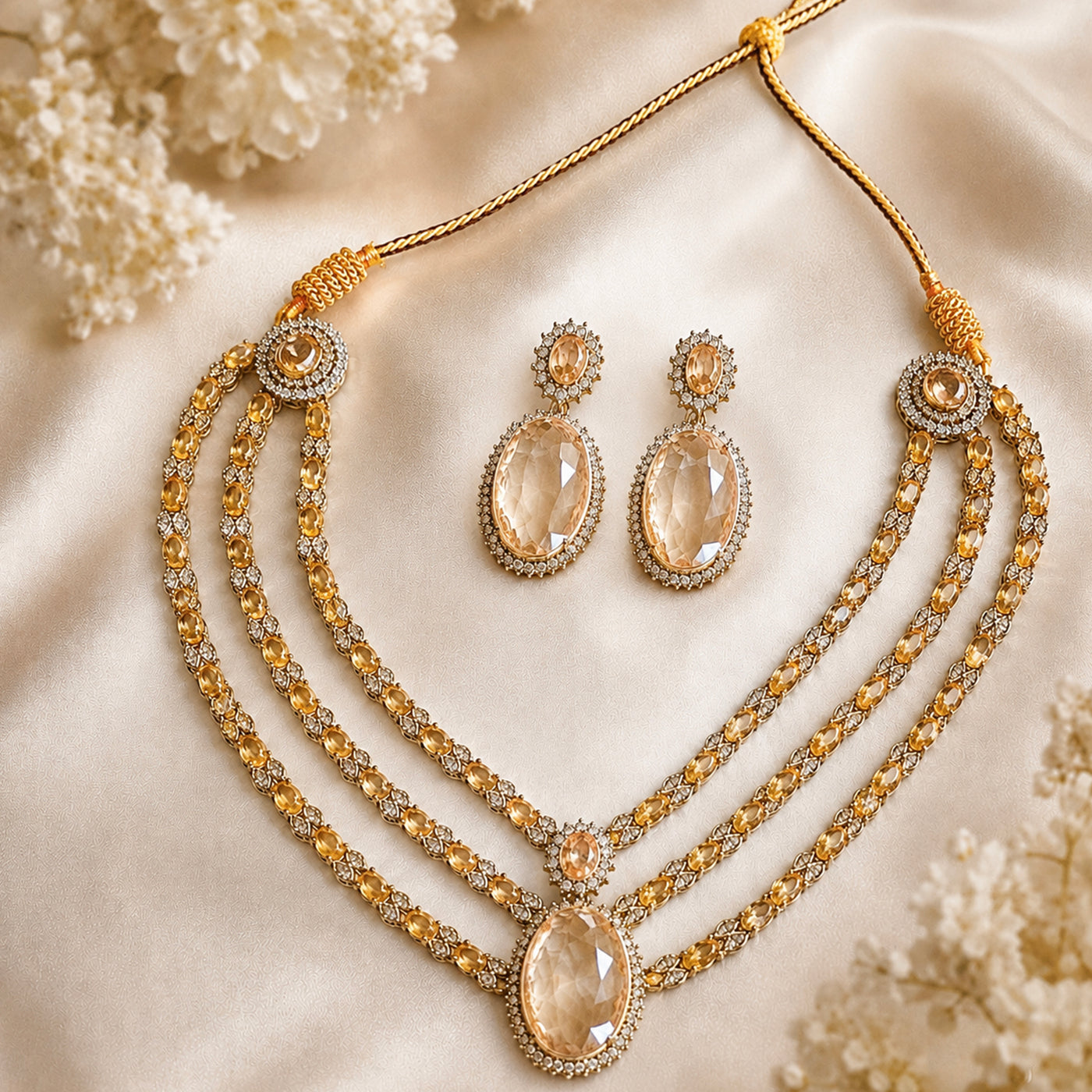 Aabgina Necklace Set -(S-80)