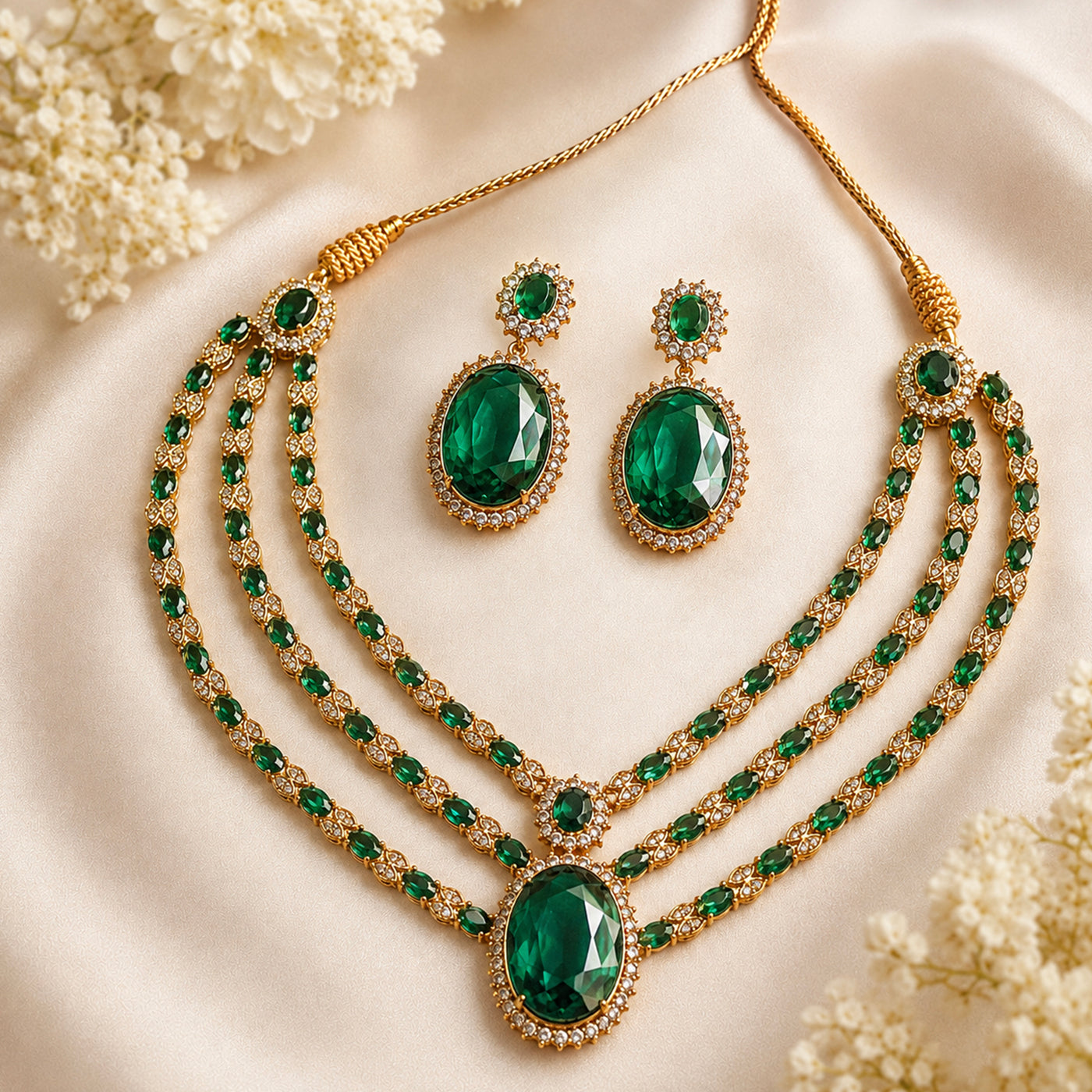 Aabgina Necklace Set -(S-80)