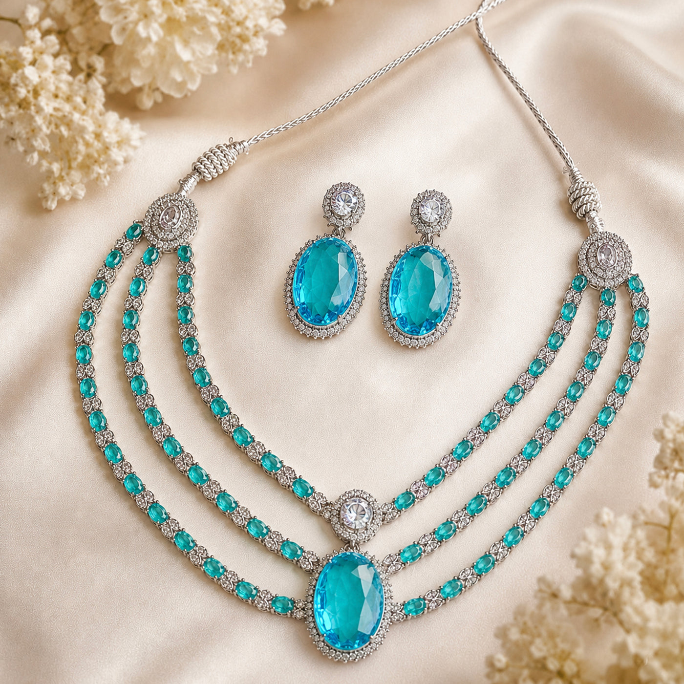 Aabgina Necklace Set -(S-80)