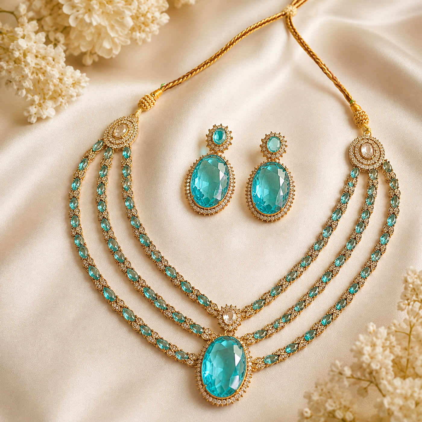Aabgina Necklace Set -(S-80)