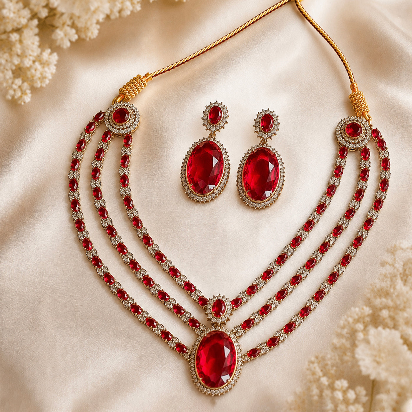 Aabgina Necklace Set -(S-80)