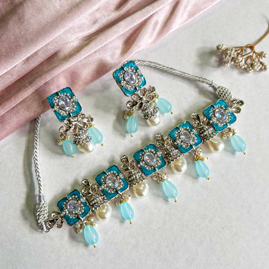 Zewar-e-Moti Pearl and Meena Choker CS-45