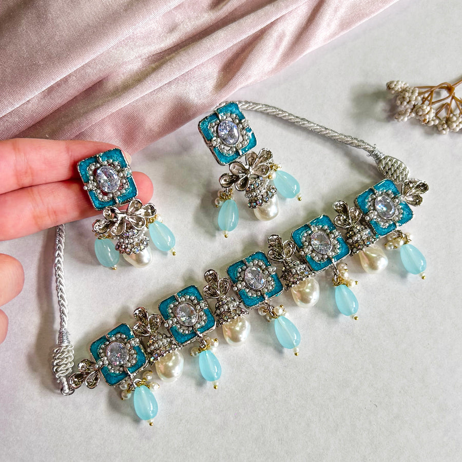 Zewar-e-Moti Pearl and Meena Choker CS-45