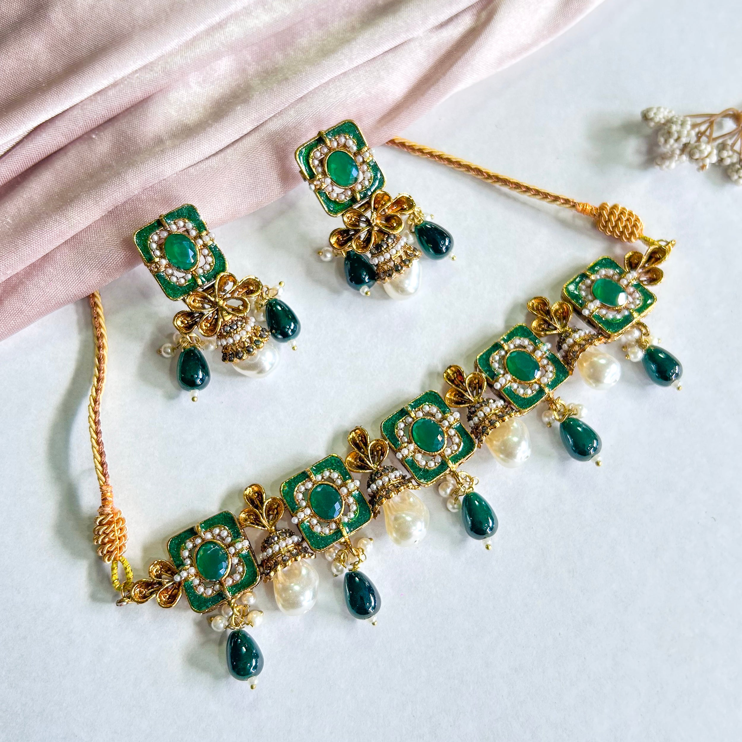 Zewar-e-Moti Pearl and Meena Choker CS-45