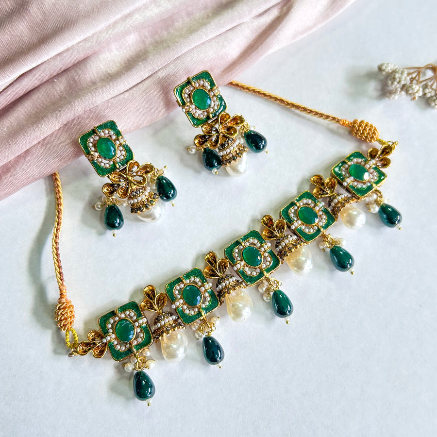 Zewar-e-Moti Pearl and Meena Choker CS-45