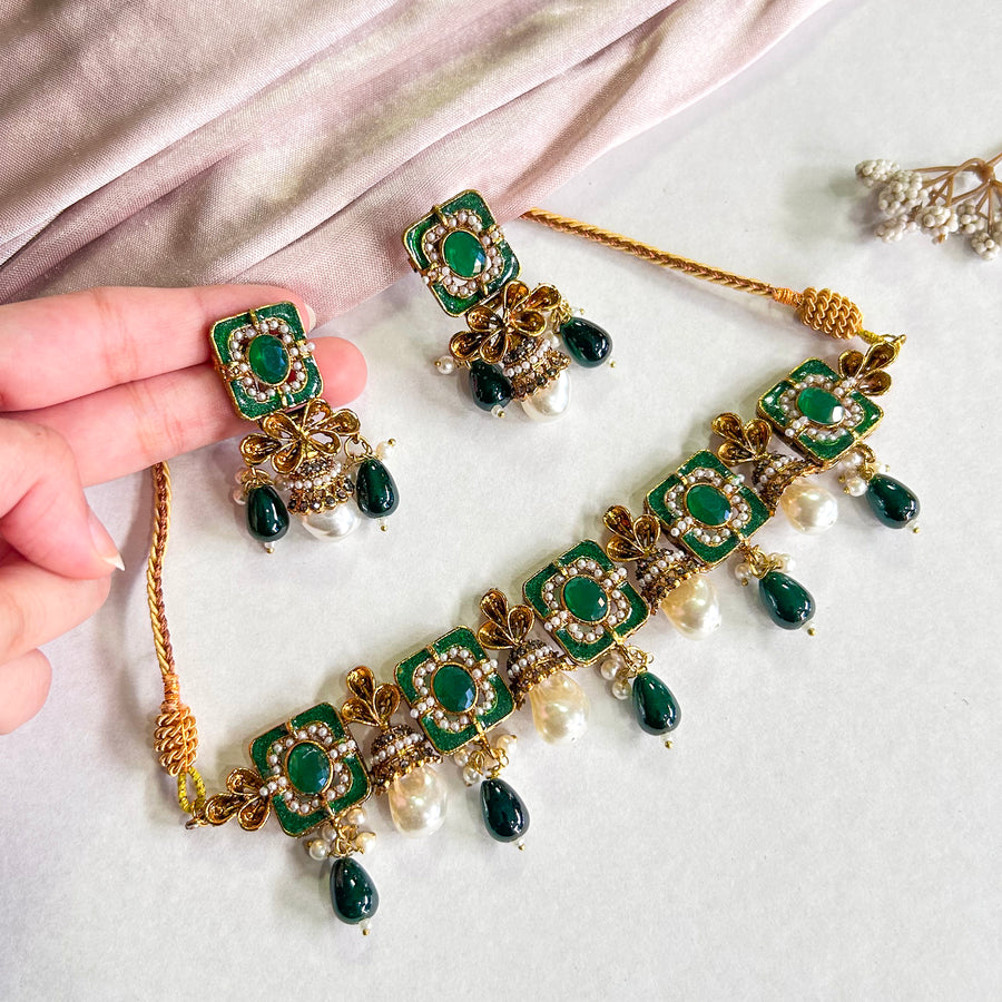 Zewar-e-Moti Pearl and Meena Choker CS-45