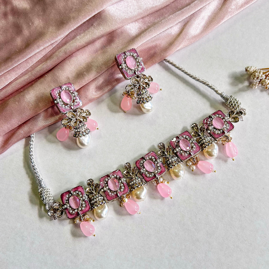 Zewar-e-Moti Pearl and Meena Choker CS-45