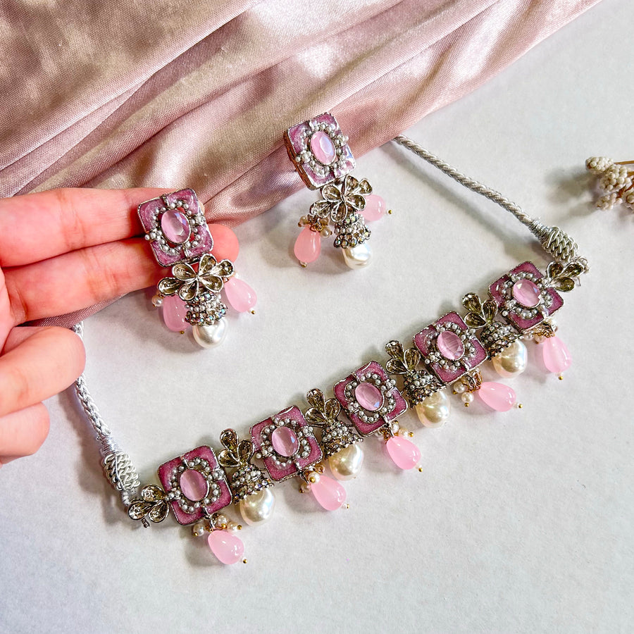 Zewar-e-Moti Pearl and Meena Choker CS-45